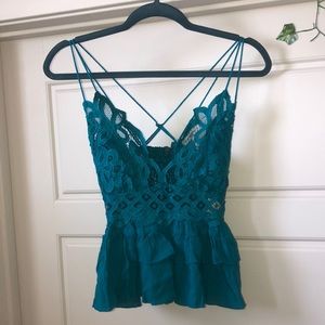 NWT Teal Free People Top